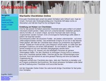 Tablet Screenshot of checklisten-online.net